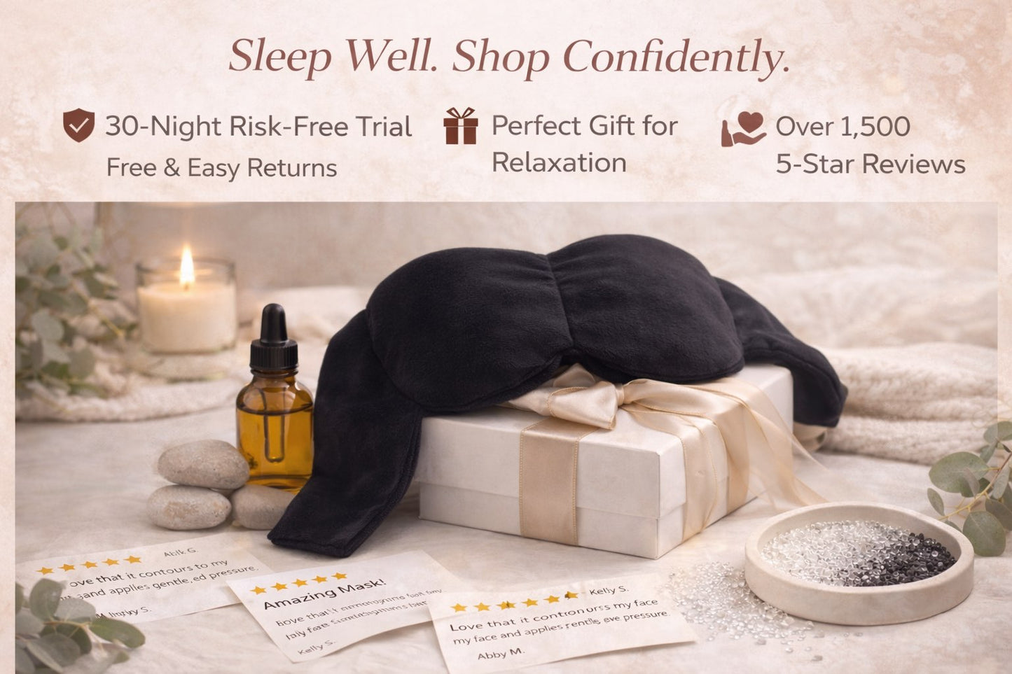 DeepRest Weighted Sleep Mask